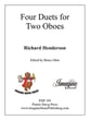 Four Duets for Two Oboes cover